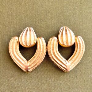 Givenchy vintage gold plated clip-on earrings